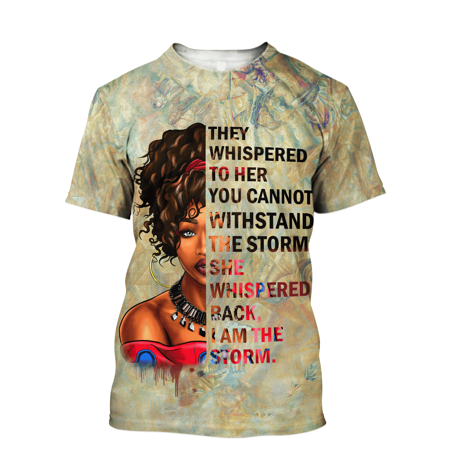 African They Whispered Girl Unisex Deluxe Hoodie ML