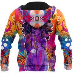 African Strong Girl Unisex Deluxe Hoodie ML