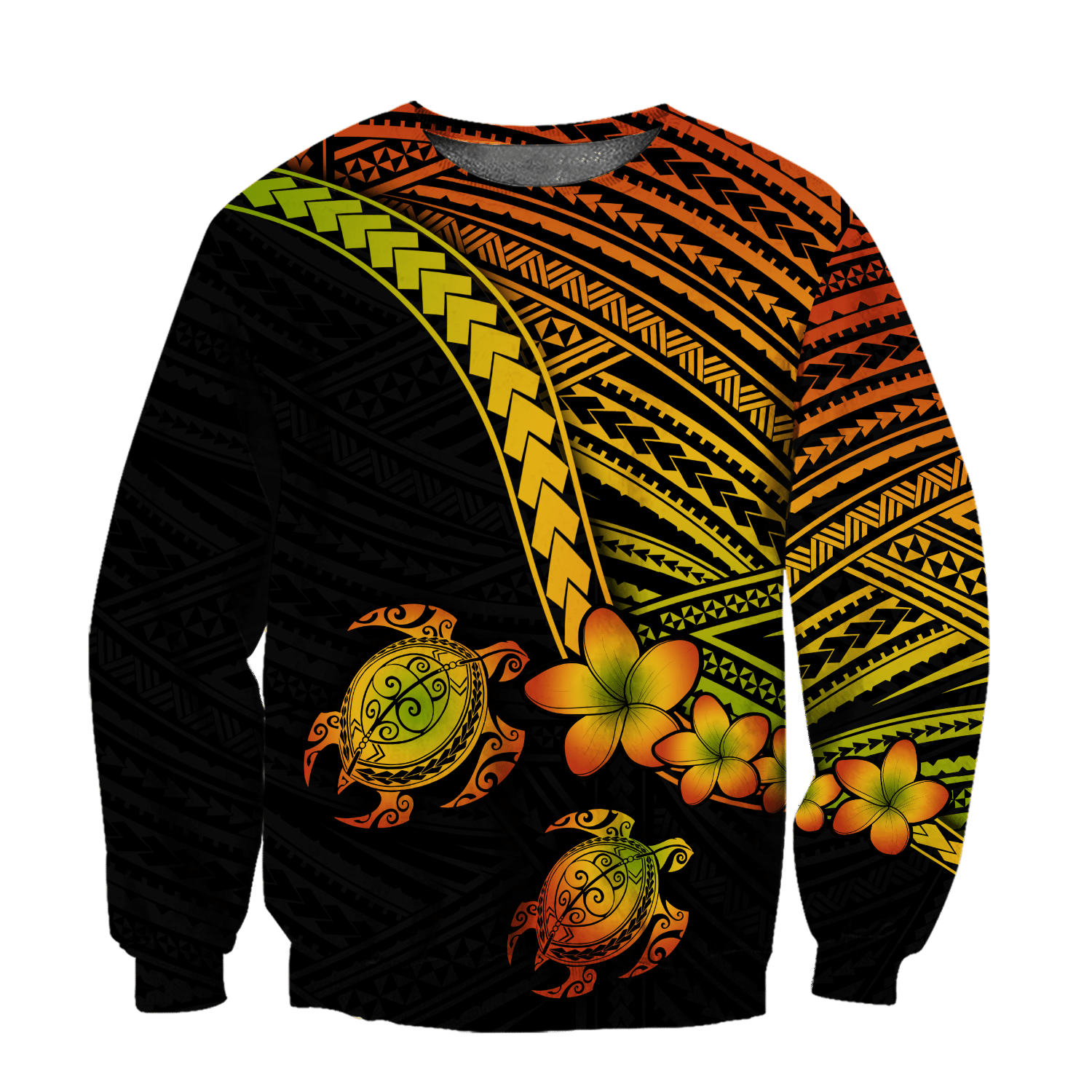 Polynesian Habiscus Turtle Hawaii D Unisex Hoodie