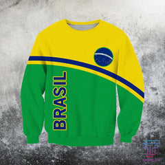 Brasil All Over Hoodie - Curve Version