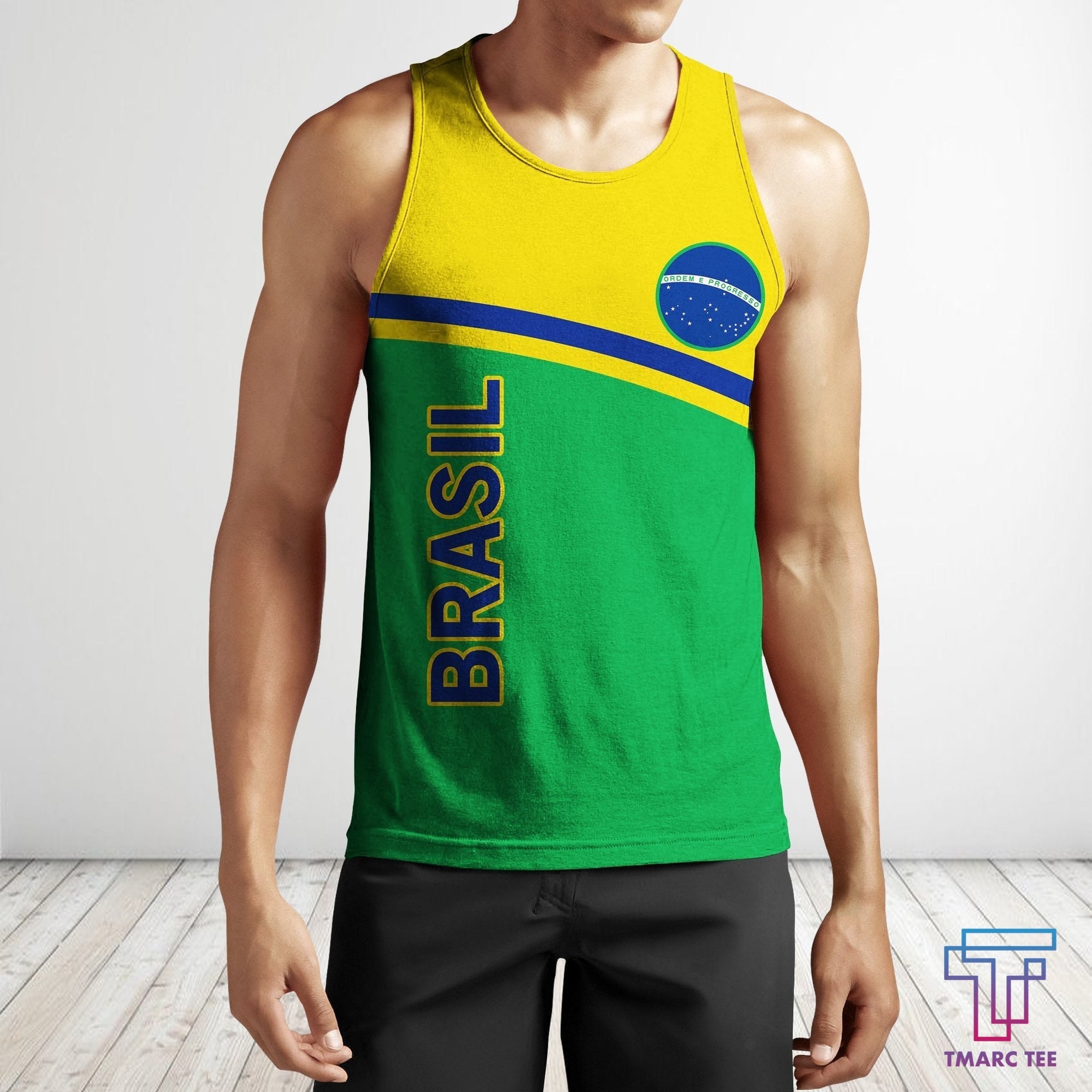 Brasil All Over Hoodie - Curve Version