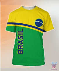 Brasil All Over Hoodie - Curve Version