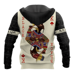 African Culture Black King Unisex Hoodie ML