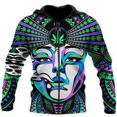 Beautiful Hippie Girl Hoodie For Men And Women