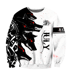 The Dark Wolf July Unisex Deluxe Hoodie ML