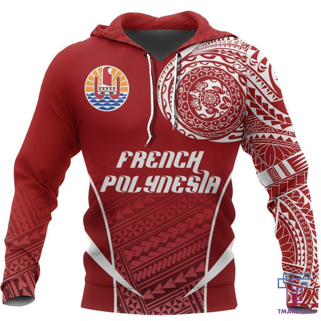 French Polynesia Active Special Hoodie NVD