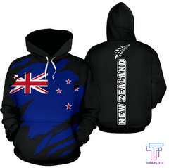 New Zealand Flag All Over Hoodie JT