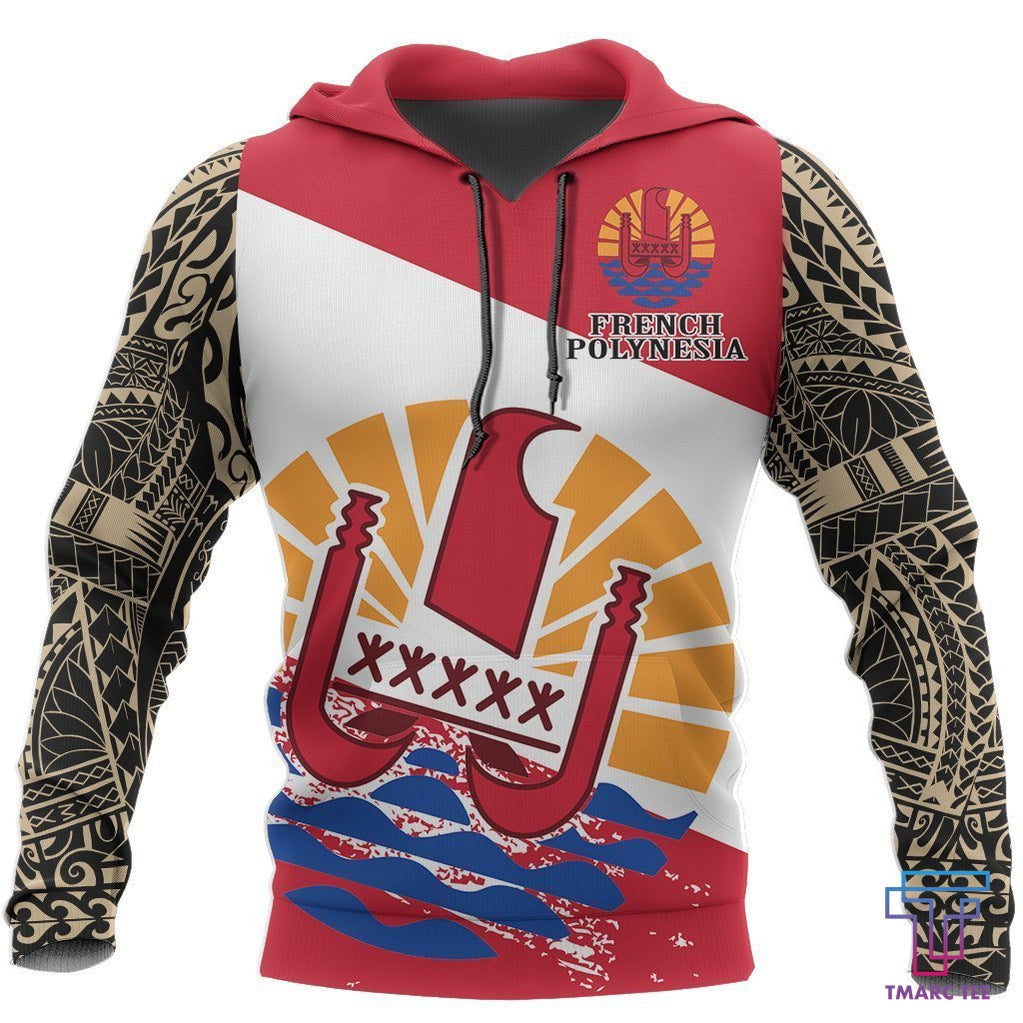 French Polynesia Pullover Hoodie NVD