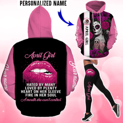 April Girl Customize Name Hoodie