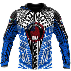 Amazing Polynesian Samoa Tattoo Hoodie ML