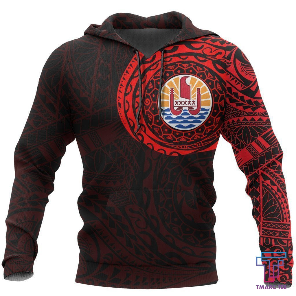 French Polynesia In My Heart Polynesian Hoodie NVD