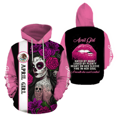 April Girl Customize Name Hoodie