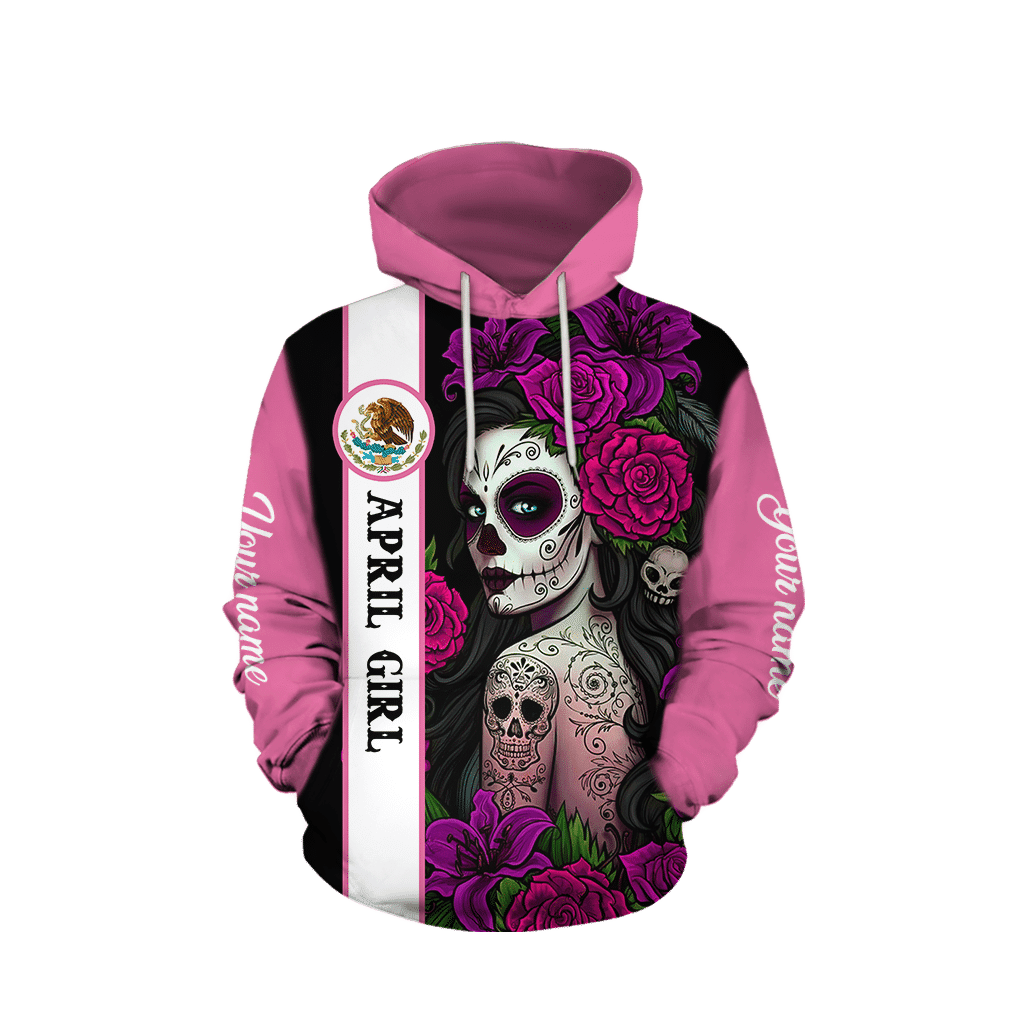 April Girl Customize Name Hoodie