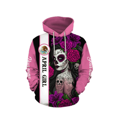 April Girl Customize Name Hoodie