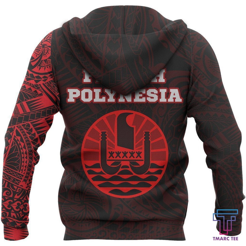 French Polynesia In My Heart Polynesian Hoodie NVD