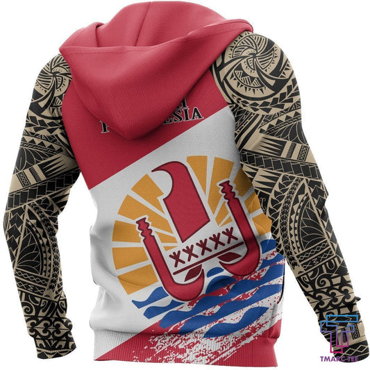 French Polynesia Pullover Hoodie NVD