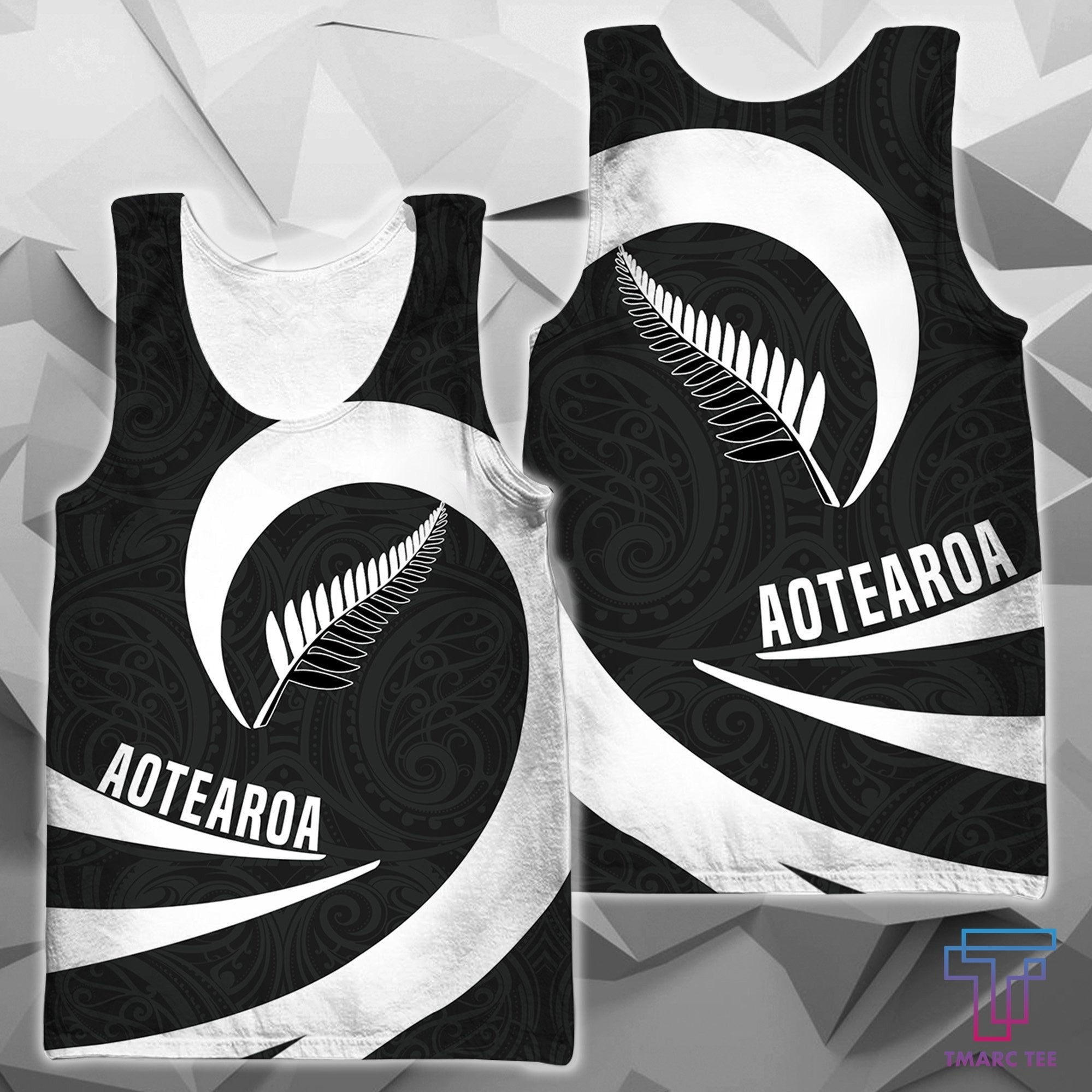 Aotearoa Hoodie Silver Fern Roll Into My Heart Zip-Up TH