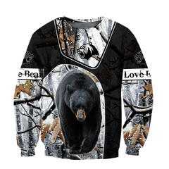 All Over Printed Bear Hoodie MEI-MEI