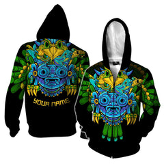 Aztec Eagle Guerrera Deities Mural Art Customized 3D All Over Printed Shirts