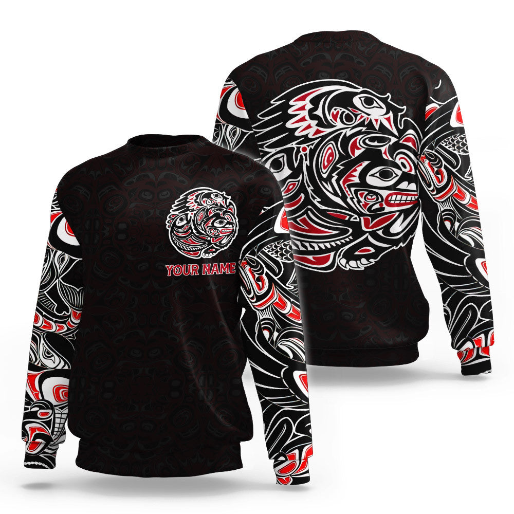 Animals Spirit Native American Pacific Northwest Customized 3D All Over Printed Shirts