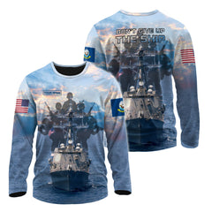 Don’t Give Up The Ship US Navy Independence Day Customized 3D Printed Shirts