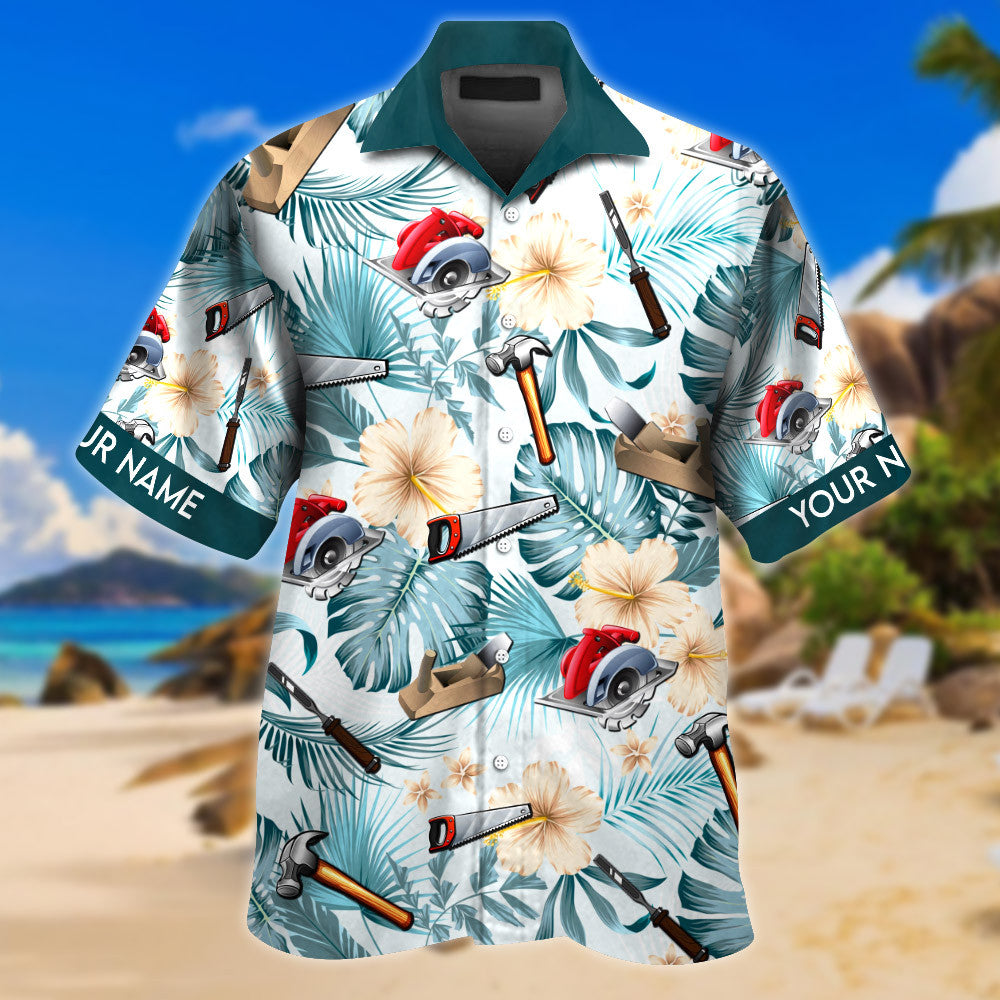 Custom Name Carpenter Hawaiian Shirt