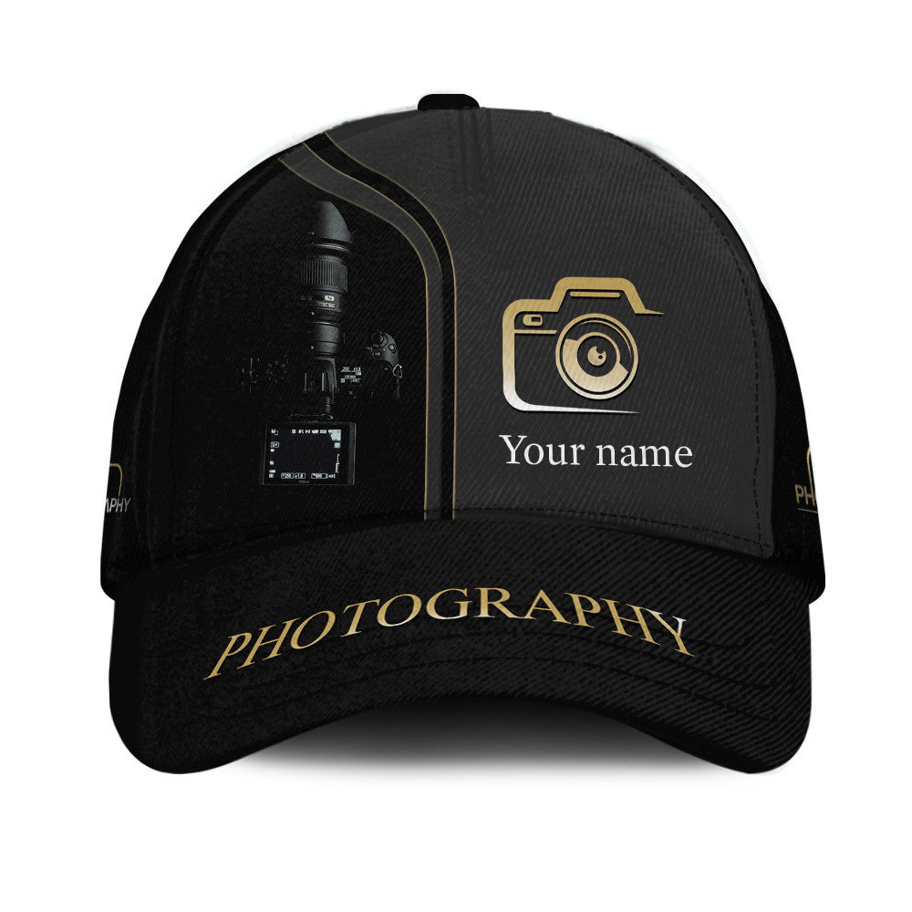 Custom Photographer Zipper Hoodie Camera Pattern Design Shirts