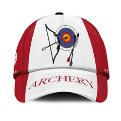 Archery 3D All Over Printed Personalized Name 3D Classic Cap