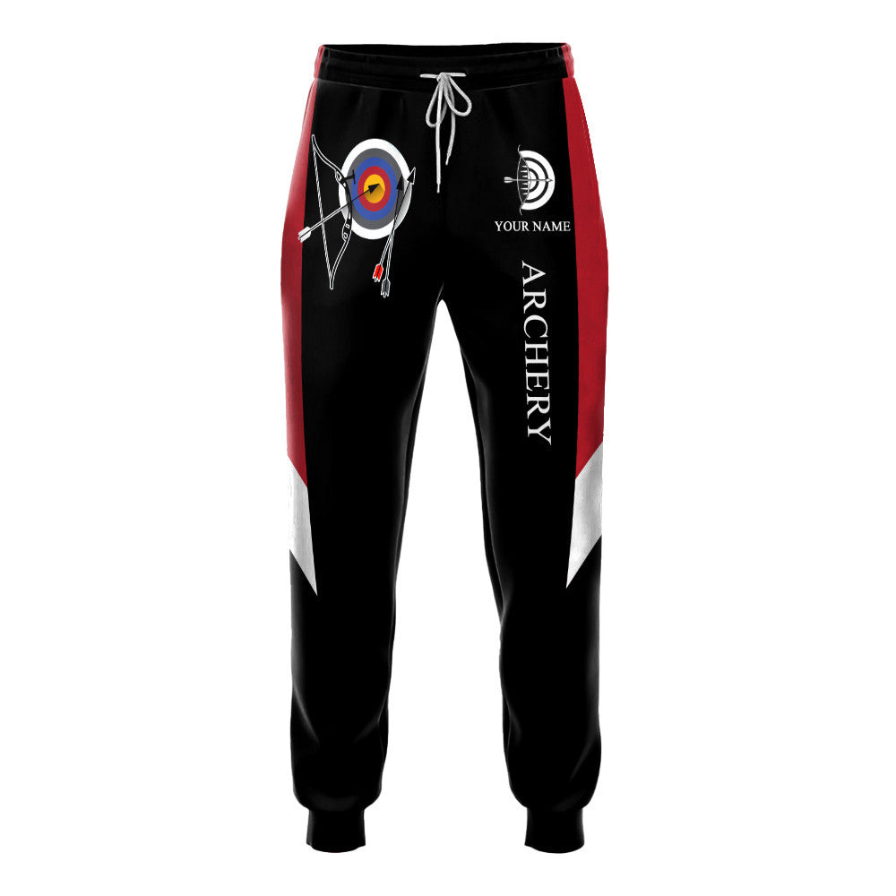 Archery 3D All Over Printed Sweatpants Personalized Name 3D Sweatpants