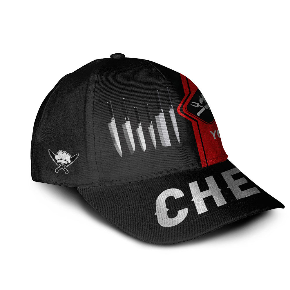 Chef Classic Cap Cook 3D All Over Printed Custom Name 3D Classic Cap