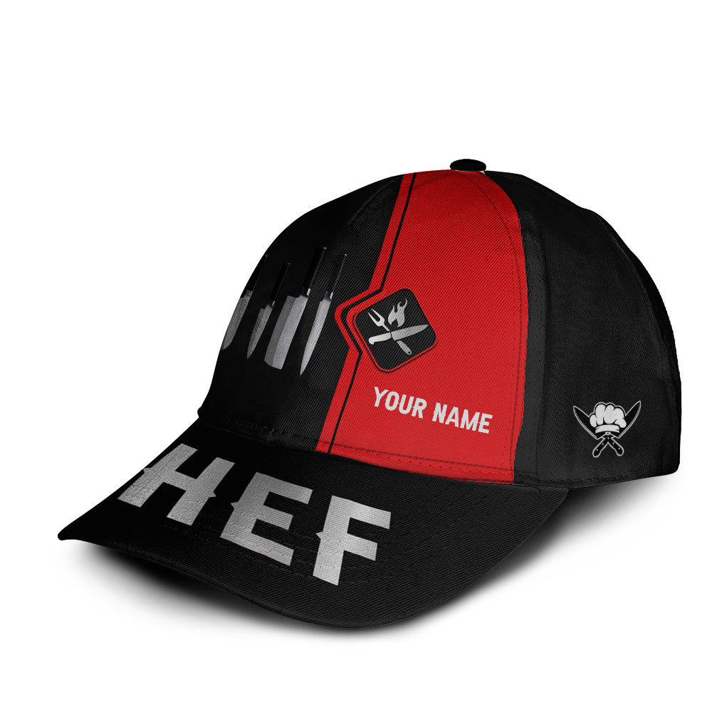 Chef Classic Cap Cook 3D All Over Printed Custom Name 3D Classic Cap