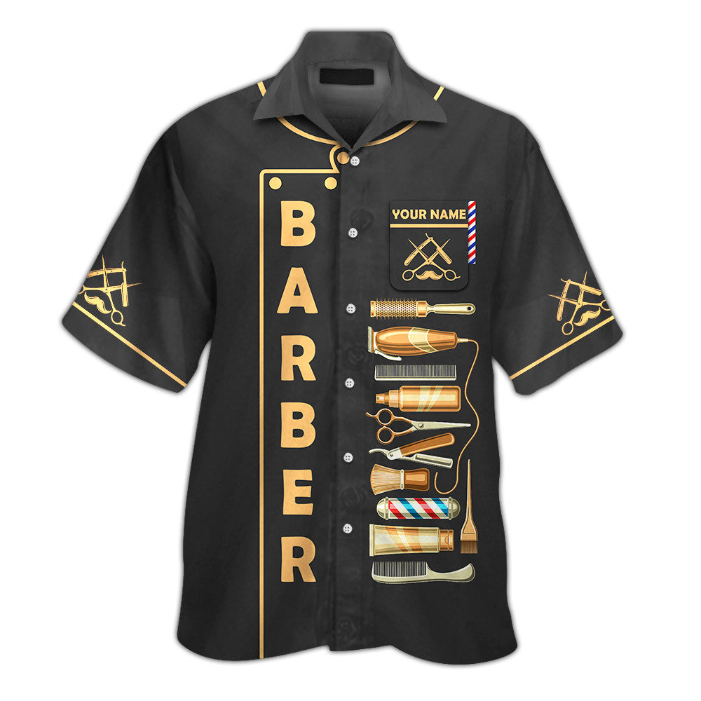 Barber Tools 3D Personalized Shirt Barber Shirt Barber Uniform