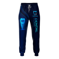 Teeth 3D Sweatpants Custom Name Dentist Uniform Dental Sweatpants