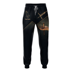 He Chose The Nails Personalized Name 3D Sweatpants For Christian Sweatpants