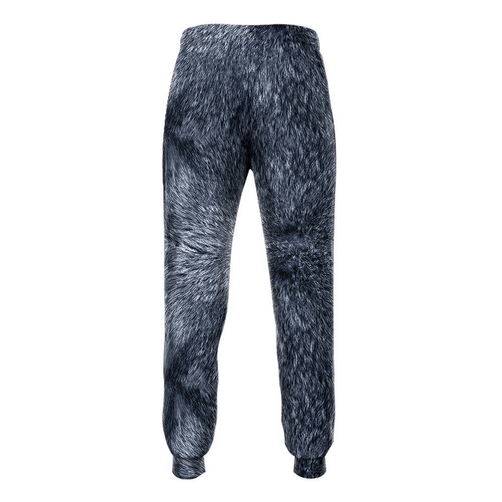 Wolf Black Night 3D Sweatpants Wolf Custom Sweatpants Gift For Wolf Lovers