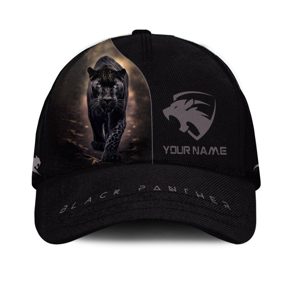 Black Panther 3D Classic Cap Black Panther Custom Classic Cap Gift For Leopard Lovers