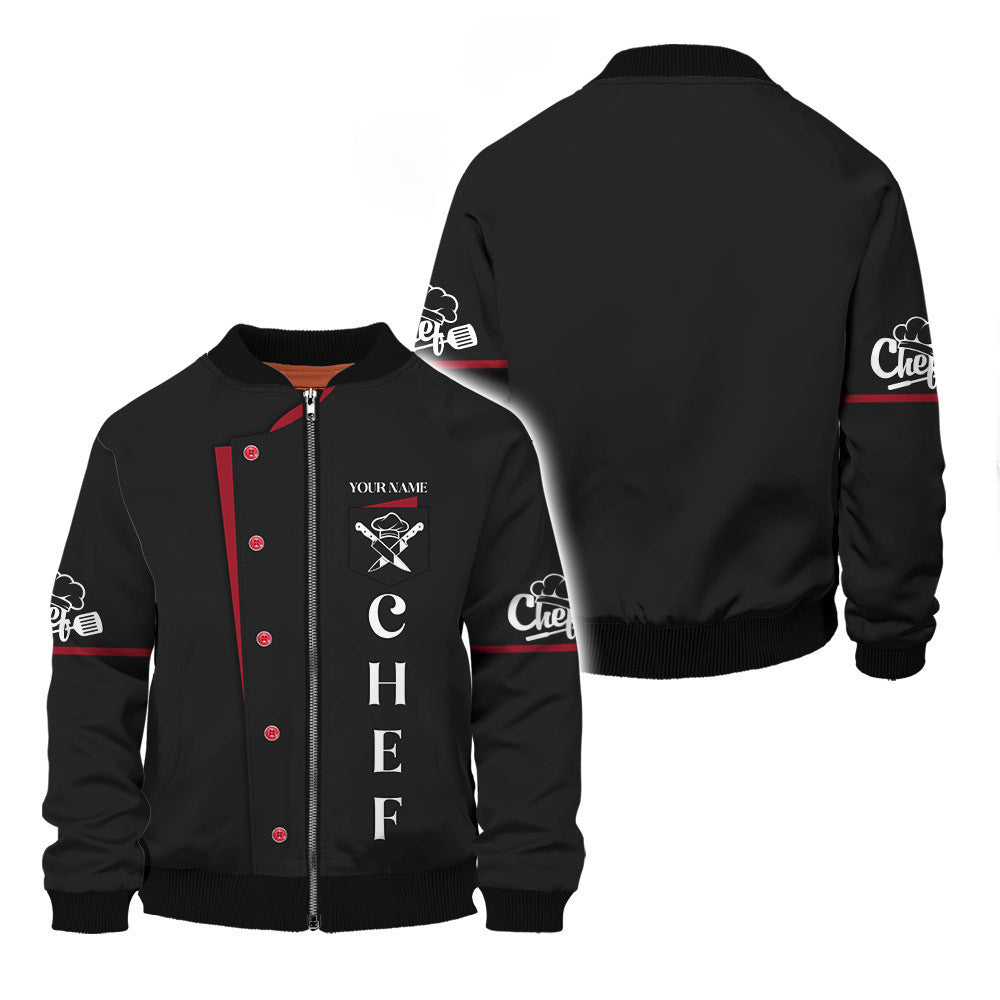 Chef Uniforms Chef Wear & Chef Clothing for Restaurants Custom name Chef Zipper Hoodie