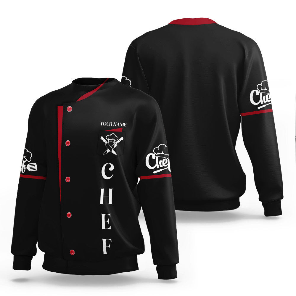 Chef Uniforms Chef Wear & Chef Clothing for Restaurants Custom name Chef Zipper Hoodie