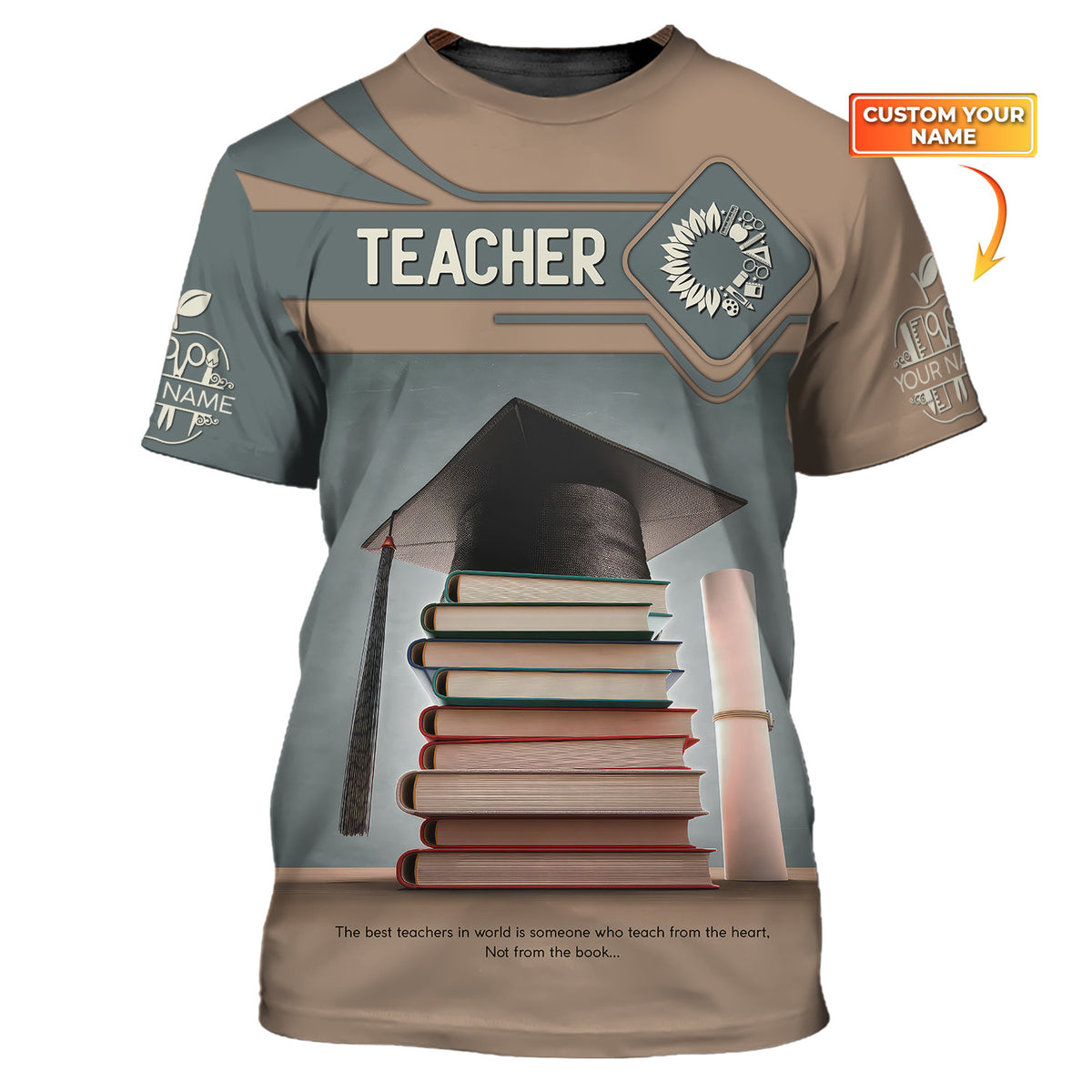 Teacher 3D Tee Shirt Teacher Custom T Shirt Gift For Teachers