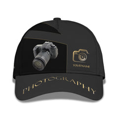 Camera 3D Classic Cap Photography Personalized Name Classic Cap Photographer Classic Cap