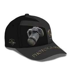 Camera 3D Classic Cap Photography Personalized Name Classic Cap Photographer Classic Cap