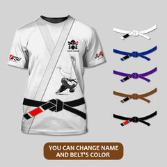 Jiu Jitsu Personalized Uniform Jiu Jitsu Shirt Jiu Jitsu Uniform Full Belt