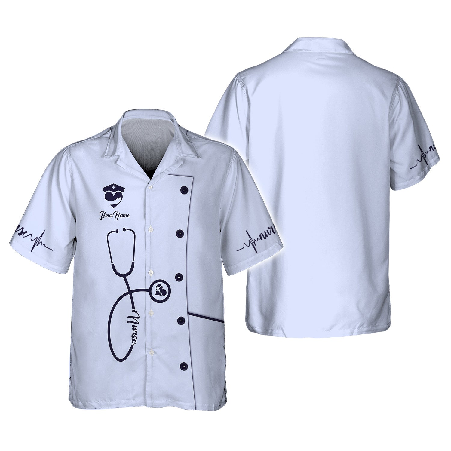 Nursing Tools Pattern Shirts Medical Scrubs Clothing Custom Nurse Tshirt