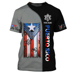 Custom Puerto Rico Zipper Hoodie Puerto Rico Shirts 3D Zipper Hoodie