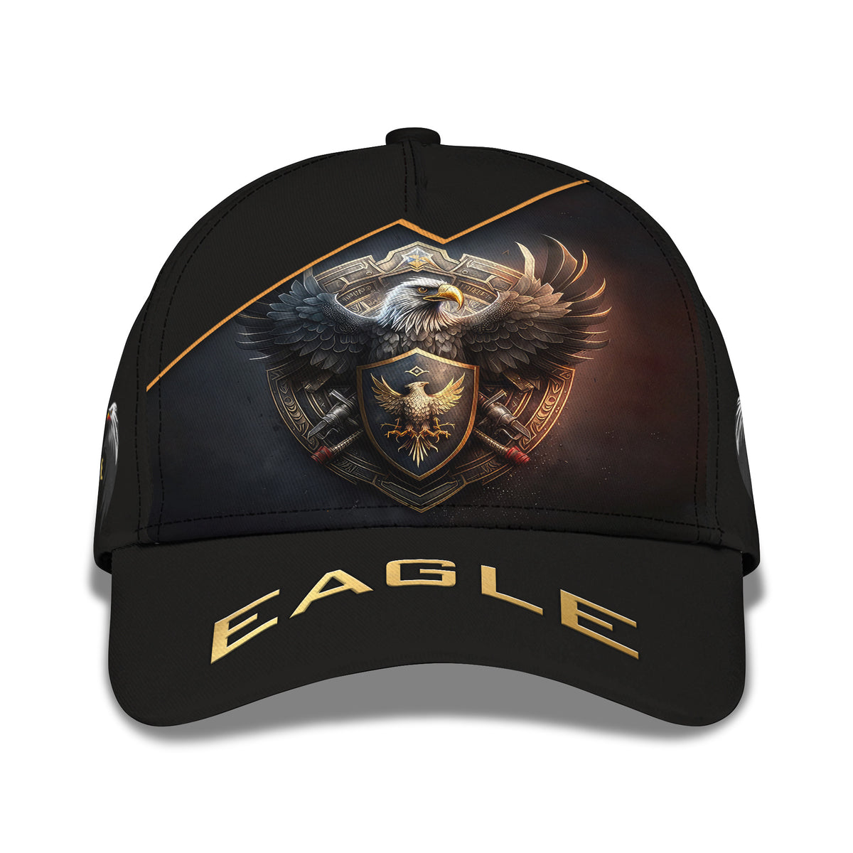 Eagle Classic Cap Eagle Lover Personalized Name 3D Classic Cap