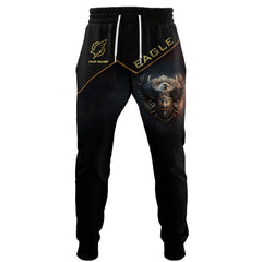 Eagle Sweatpants Eagle Lover Personalized Name 3D Sweatpants