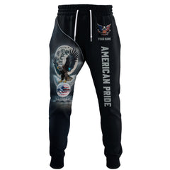 Eagle Sweatpants Custom Eagle USA Flag 3D Sweatpants