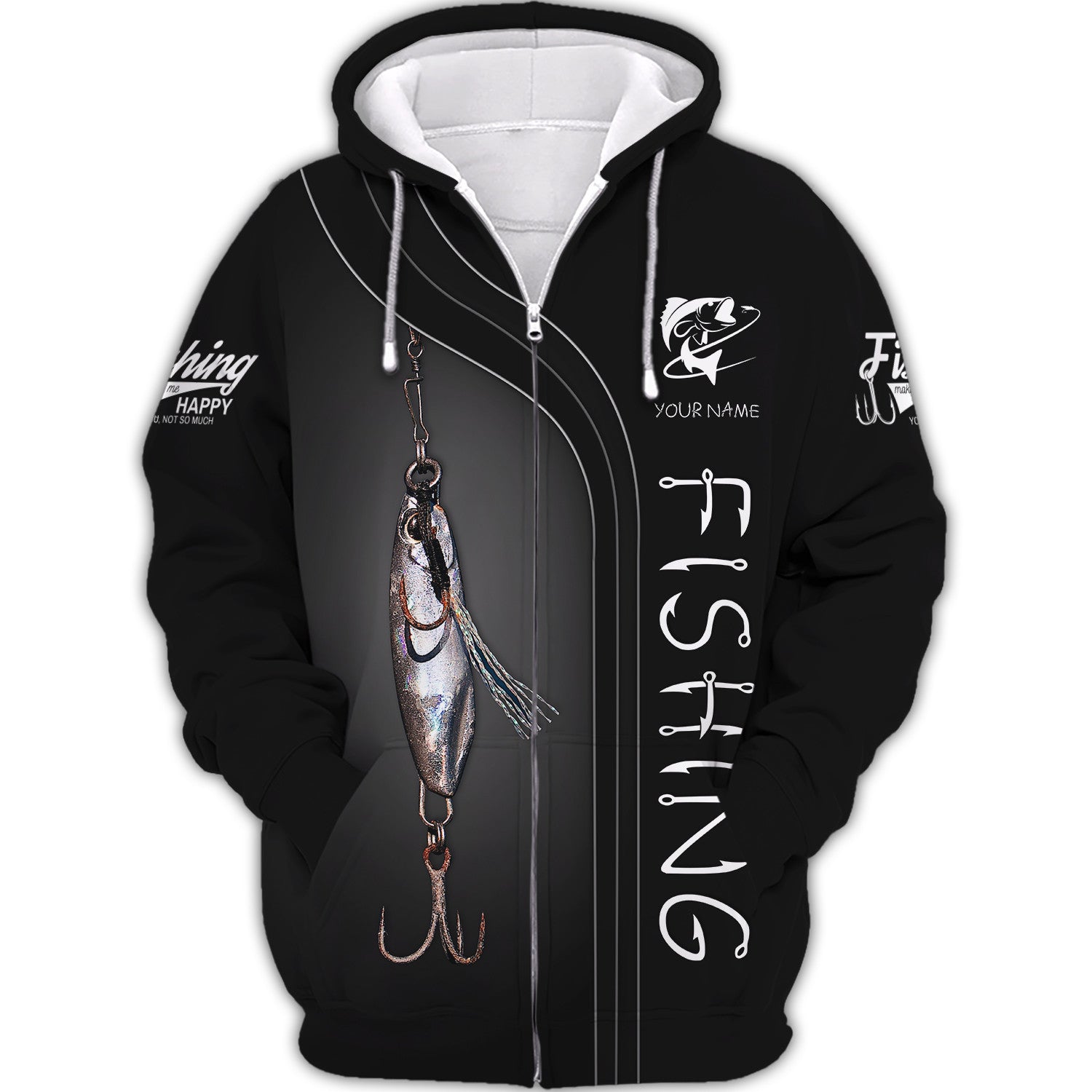 Fishing Custom Tee Shirt Fisher 3D Tshirt Fishhooks Gift For Fishing Lovers