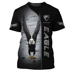 Eagle 3D Zipper Hoodie Eagle Personalized Zipper Hoodie Gift For Eagle Lovers