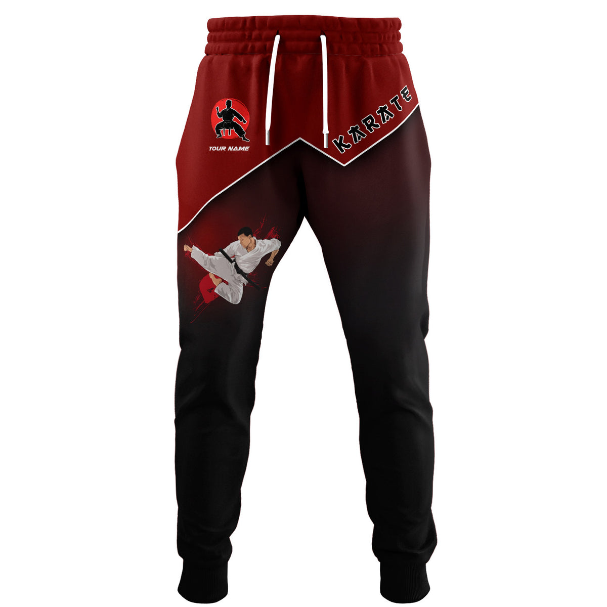 Karate Apparel Custom name Karate Sweatpants Karate Uniform